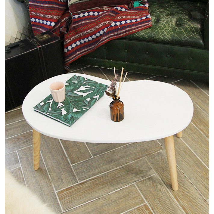 BÀN TRÀ/ SOFA HÌNH HẠT ĐẬU CHÂN GẤP HÀN QUỐC - D TBLE