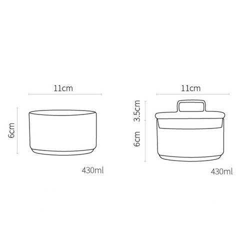 Tô thủy tinh đựng trái cây có thể xếp chồng lên được