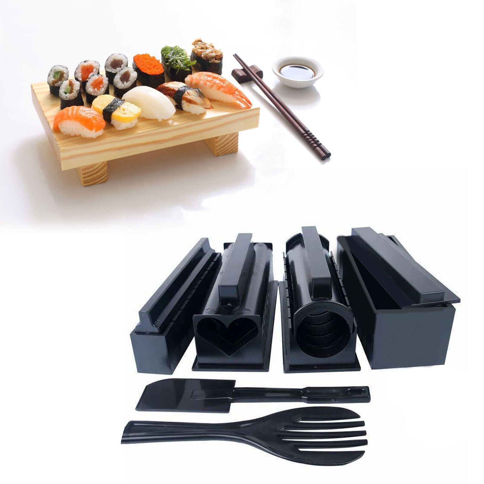 Bộ Dụng Cụ Làm Sushi 10 Món Chế Biến Món Sushi