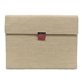 Sổ Grain Nắp Cài FAHASA 16x23cm - Nâu Nhạt