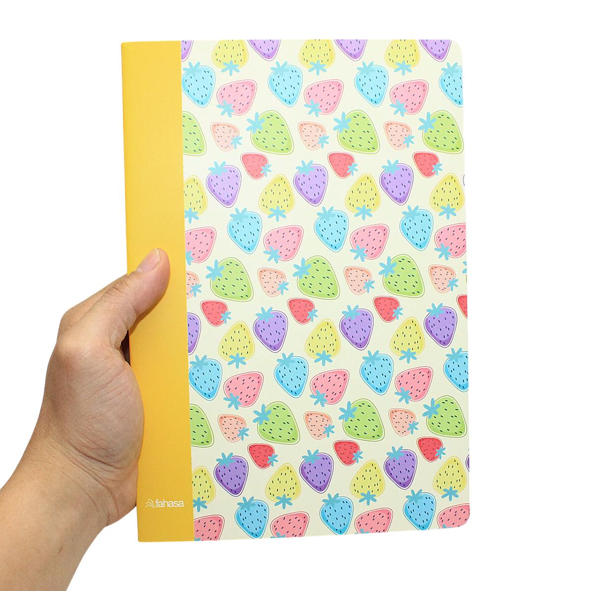 Tập Sinh Viên Pastel Fruits - Kẻ Ô - 200 Trang 70gsm - The Sun 03 (Mẫu Bìa Giao Ngẫu Nhiên)