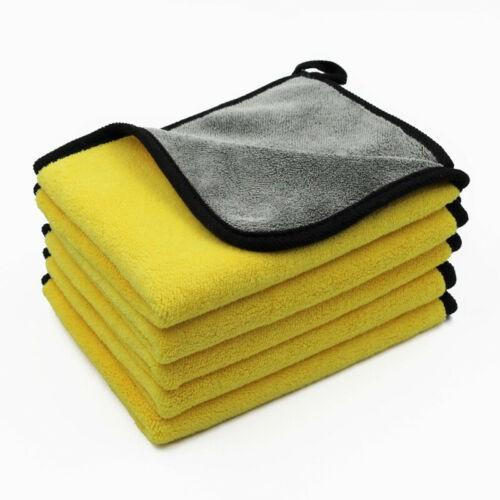 Khăn lau đa năng chất liệu Microfiber 2 mặt, Khăn siêu thấm không đổ lông chuyên dụng để lau nhà cửa, bếp, ô tô