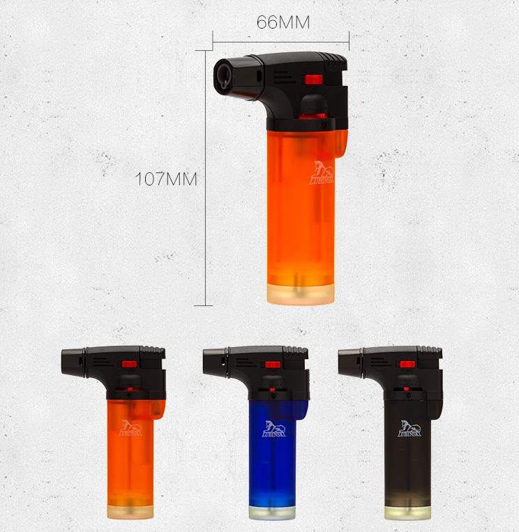 Bật Lửa Hột Quẹt Khò Gas 1 Tia Lubinski SK-79 Đẹp Độc Lạ Lửa Khò Mạnh Mẽ Khoang Chứa Gas Trong Suốt Nhìn Thấy Lượng Gas - Nhiều Màu