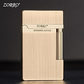 Vỏ Hộp Quẹt Bật Lửa Xăng Đá Zorro Z612 Màu Vàng Xước Tiếng Kêu Vang Cực Phê - Chơi Tiếng Thì Phải Chọn Cái Này