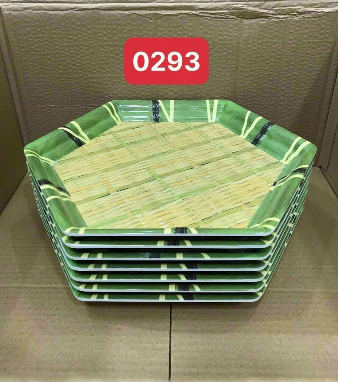 BỘ 3 ĐĨA PHÍP NHỰA HÌNH LỤC GIÁC_AVN0225
