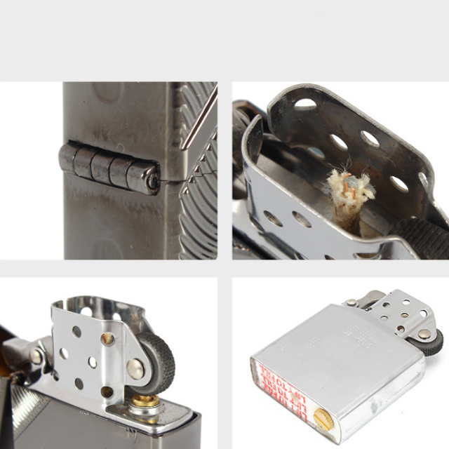 Vỏ Hột Quẹt Bật Lửa Hộp Quẹt Xăng Đá Zorro Z8775B Họa Tiết Logo Chéo Dùng Xăng Bấc Đá Cao Cấp - Nhiều Màu