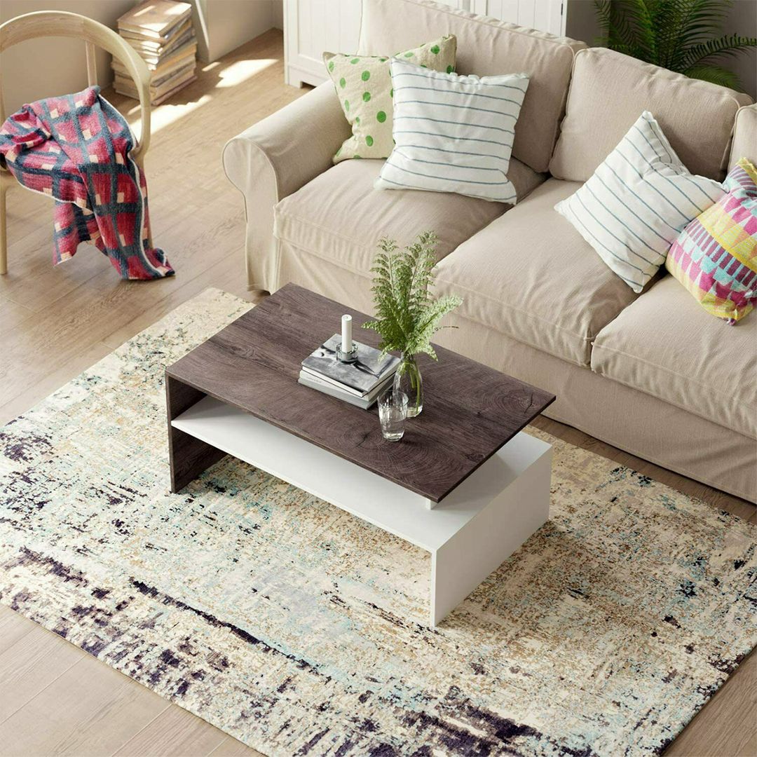 Bàn sofa phòng khách kiểu dáng thanh lịch SMLIFE Catapy