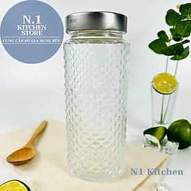 Hũ thủy tinh nắp vặn Delivery 700ml - Bormioli Rocco Ý - Hàng chính hãng