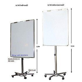 Bảng Flipchart Plus Bavico – Viết Bút Lông Từ Hàn Quốc 80x100cm