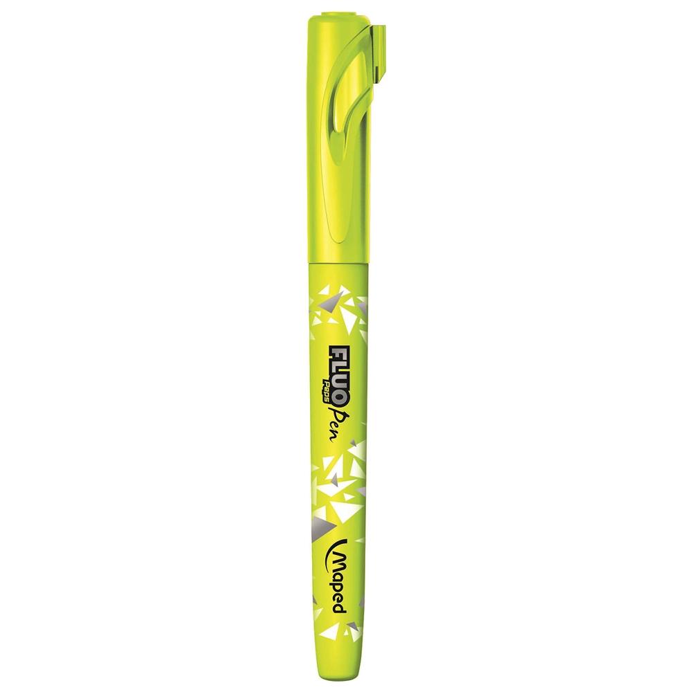 Bút Dạ Quang Maped Slim 734034 - Màu Vàng
