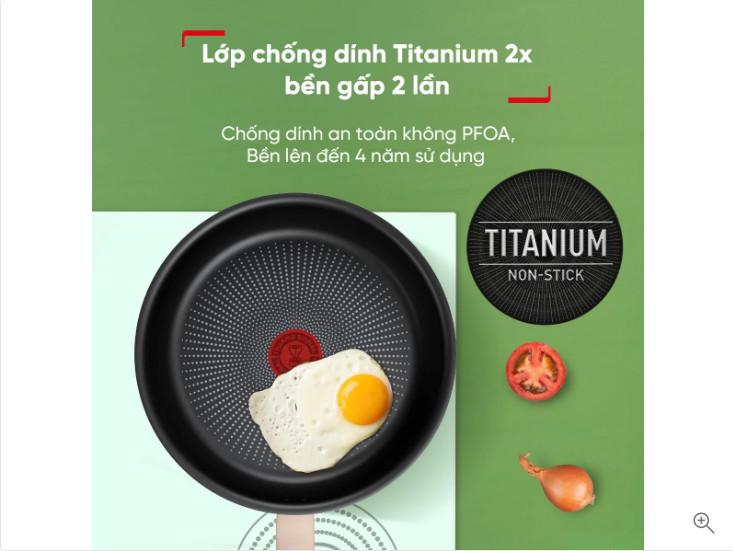 Bộ nồi chảo Tefal So Matcha - Nồi 24cm, Chảo 20cm, Chảo sâu 28cm, Xẻng, Vá