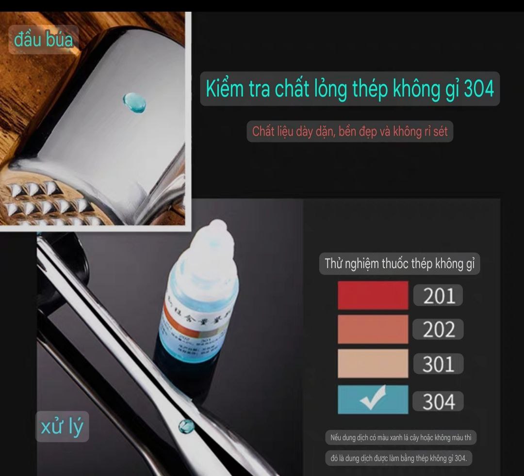Búa đập dầm thịt,tỏi,hành,sả... 2 đầu tiện dụng Cao cấp ( TẶNG VỈ DÁN TƯỜNG TO )