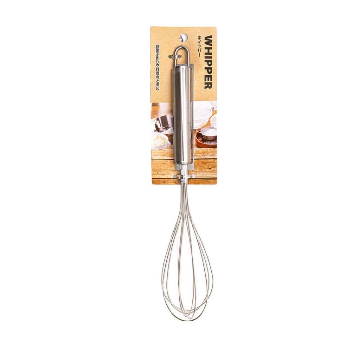 Dụng cụ đánh trứng inox Echo Whipper 250mm - Hàng nội địa Nhật Bản nhập khẩu chính hãng