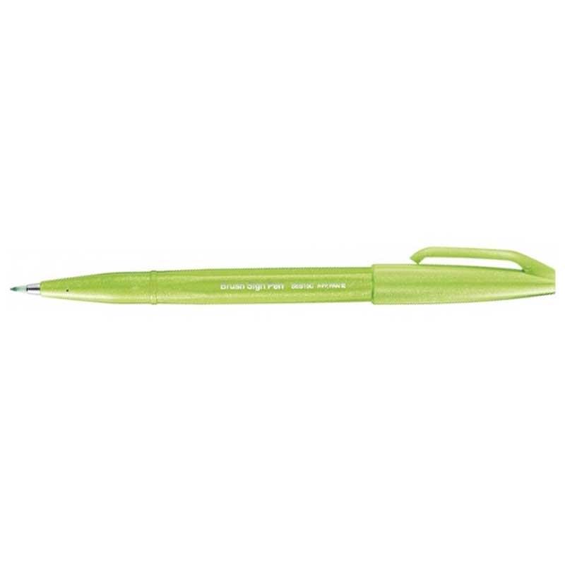 Bút Lông Màu Nước Pentel SES15C-K - Xanh Lá Nhợt