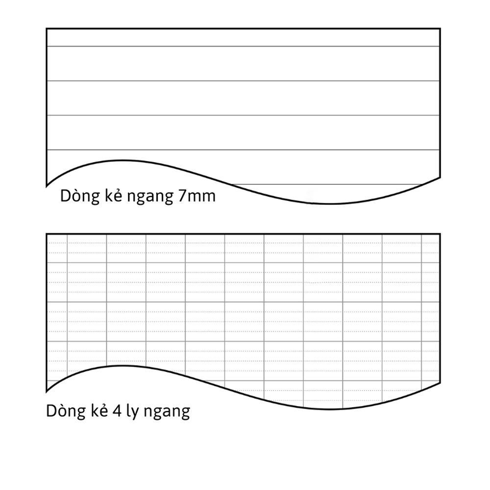 Giấy Kiểm Tra Kẻ Ngang Dạng Vở - Campus TPN-B5L30 (30 Tờ Đôi)