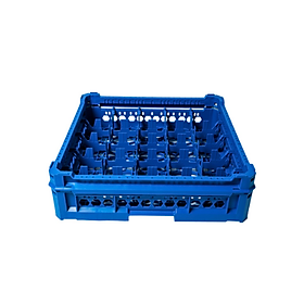  Rổ rửa ly bằng nhựa 25 ô 1 tầng (H65-120) - 500*500*120mm - 30015520 Winterhalter - Hàng chính hãng