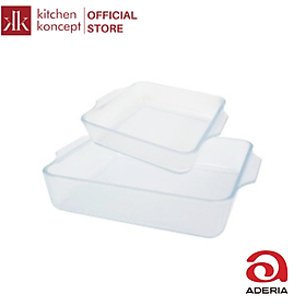 Khay nướng bánh hình vuông Aderia - Cera Bake - 0.8L/1.4L