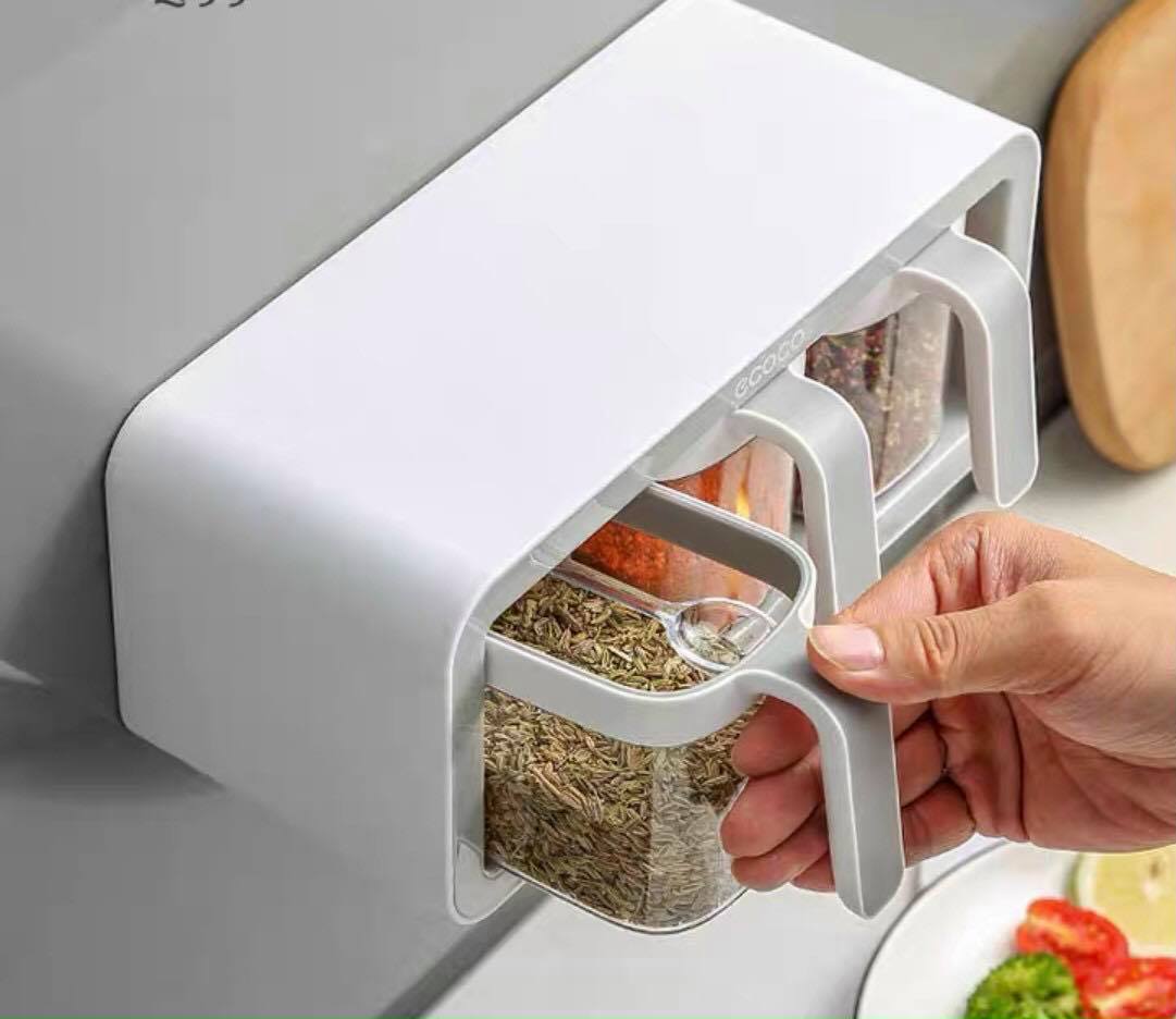 BỘ ĐỂ GIA VỊ 3 NGĂN GIAO NGẪU NHIÊN