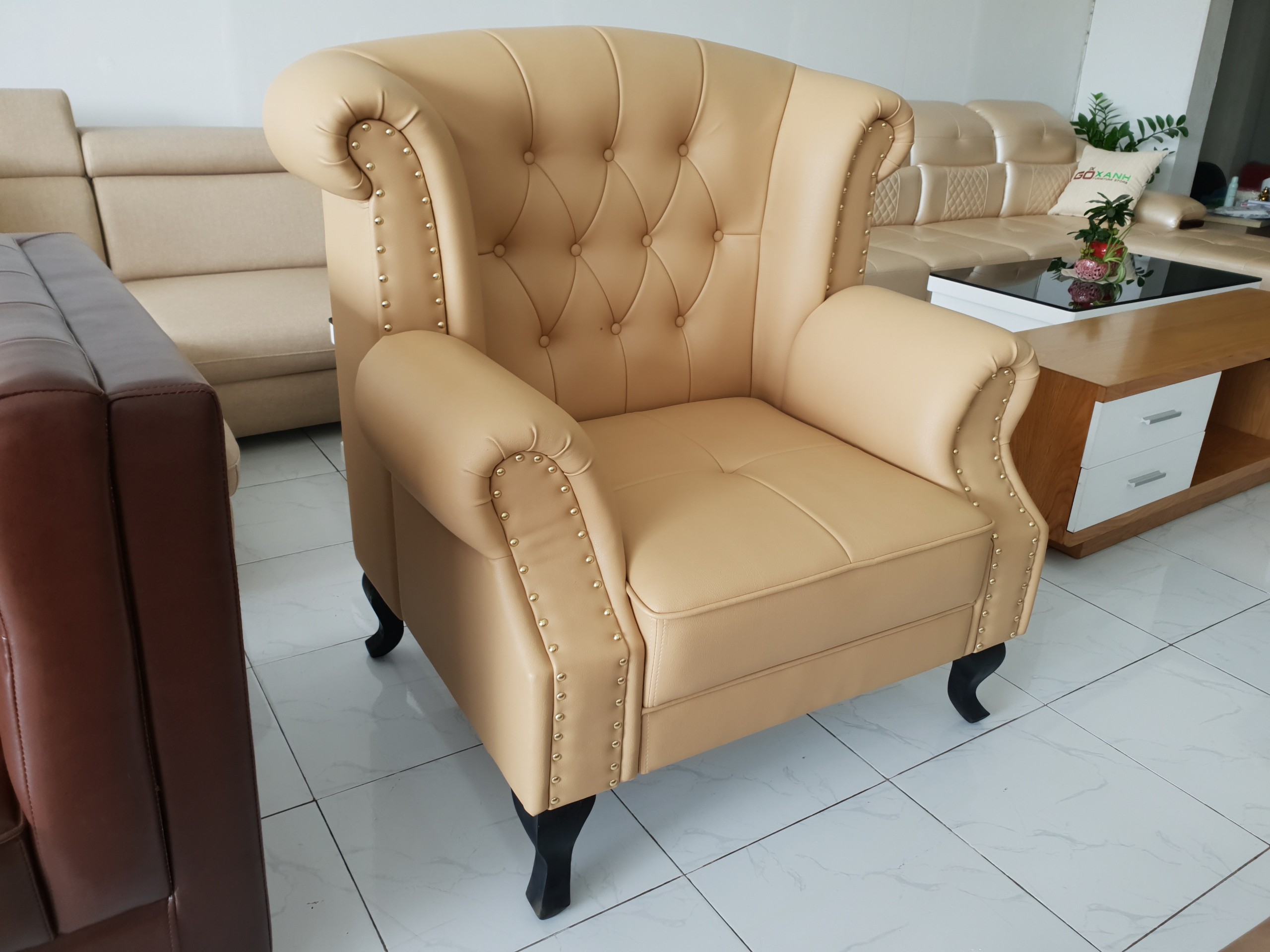 Ghế Sofa Đơn Tân Cổ Điển