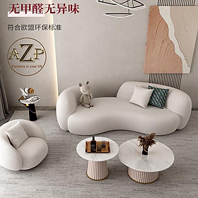 Bàn Sofa Mặt Đá Nhóm Cao Cấp Dòng Đương Đại AZP-966 Xu Hướng Mới Nhất 