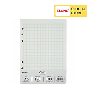 Ruột sổ còng Caro A5 120/76 - 100 tờ (200 trang); MS: 996