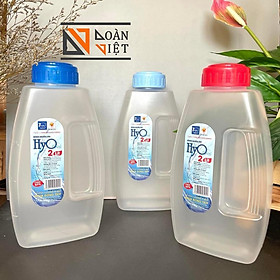 BÌNH ĐỰNG NƯỚC ĐT (2 lit ) nhựa nguyên sinh PP không thãi nhiễm vào thực phẩm - ATSK - Hàng VNCLC. Chuyên phục vụ Sp Gia