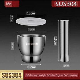Chày cối inox