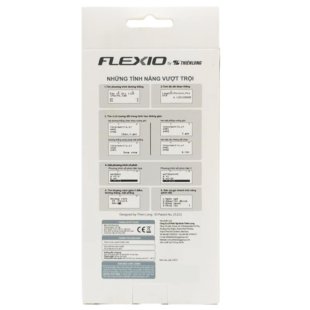 Máy Tính Khoa Học Flexio - Thiên Long Fx799VN - Màu Trắng 2