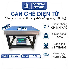 Cân Ghế Điện Tử DI28SS - Mặt Bàn Cân 500x600MM - Đầu Chống Nước