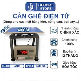 Cân Ghế Điện Tử A12E - Mặt Bàn Cân 300X400MM