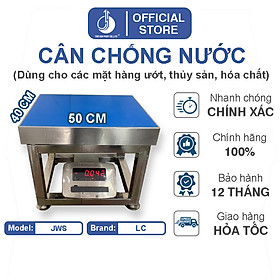 Cân Điện Tử Chống Nước JWS - Mặt Bàn Cân Inox 400x500MM