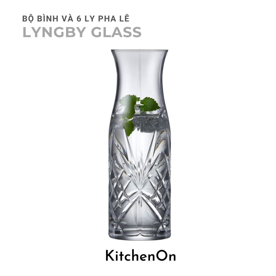 Bộ bình và 6 ly uống nước