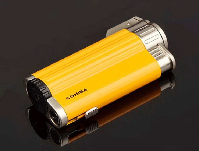 Vỏ Hột Quẹt Bật Lửa Khò 3 Tia COB 54 Thiết Kế Độc Lạ Lửa Khò Mạnh Mẽ - Dùng Gas Cao Cấp