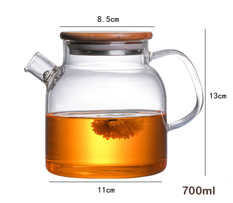 Bình trà thủy tinh nhiều mẫu nhiều dung tích