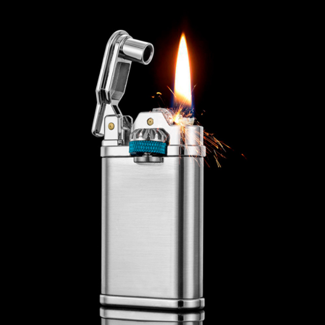 Vỏ Hộp Quẹt Bật Lửa Xăng Bấc Đá Chief CF227 Thiết Kế Đẹp Độc Lạ Tiện Dụng - Dùng xăng bấc đá cao cấp