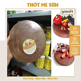 Thớt Me Sừn Cao Cấp Dày Dặn, Không Lên Mùn, Không Sơn Phẩm Màu Thân Thiện Môi Trường Thương Hiệu Gosashi-THOTGO25
