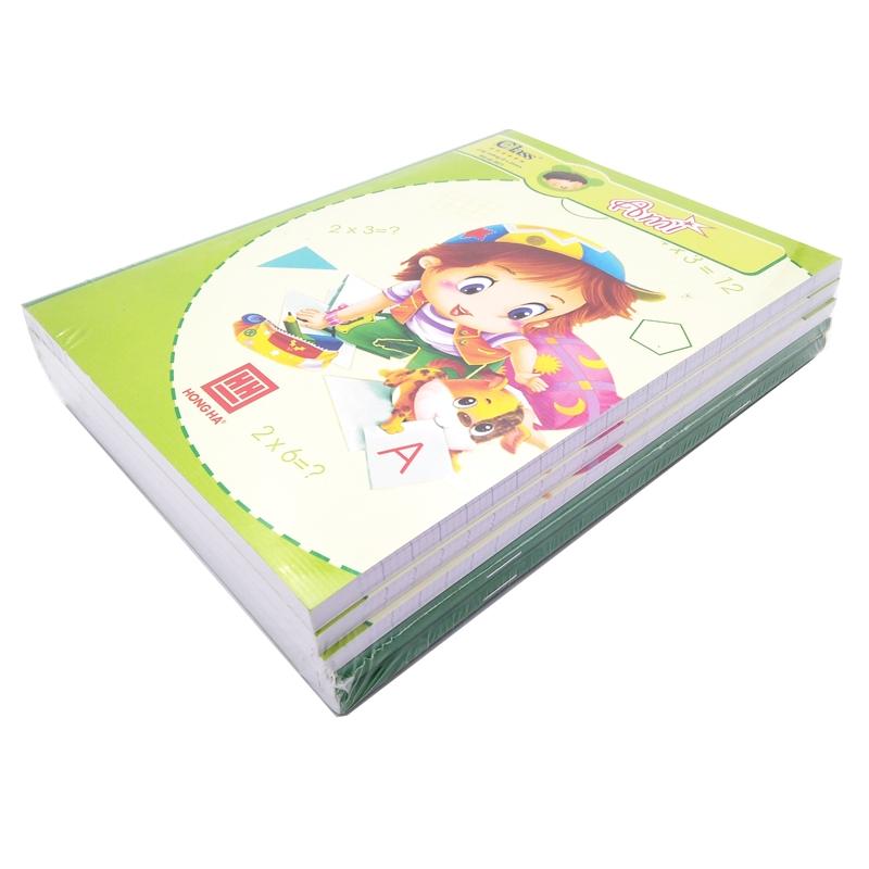 Lốc 5 Vở Class Ami - 4 Ô Ly 96 Trang ĐL 100g/m2 - Hồng Hà 0371 (Mẫu Bìa Giao Ngẫu Nhiên) - Tặng Kèm 1 Cuốn Cùng Loại