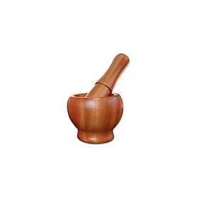 Bộ Cối Chày Gỗ Xà Cừ Kiểu Dáng Hình Lu Mini Decor  - Đồ Gia Dụng Gỗ Nhà Bếp Thương Hiệu Trường Sơn