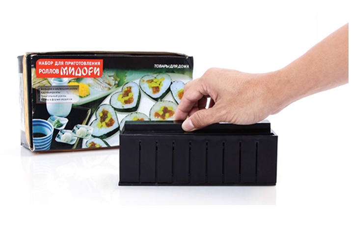 Bộ Dụng Cụ Làm Sushi 10 Món - Tặng Muỗng Lọc Lấy Lòng Đỏ Trứng Màu Ngẫu Nhiên