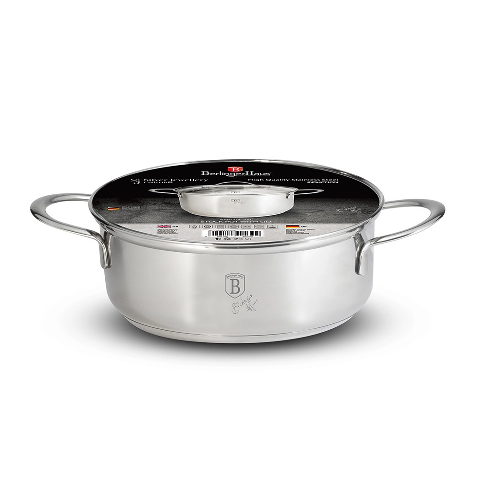 Nồi có nắp kính Berlinger Haus BH/6282 28cm Hàng chính hãng