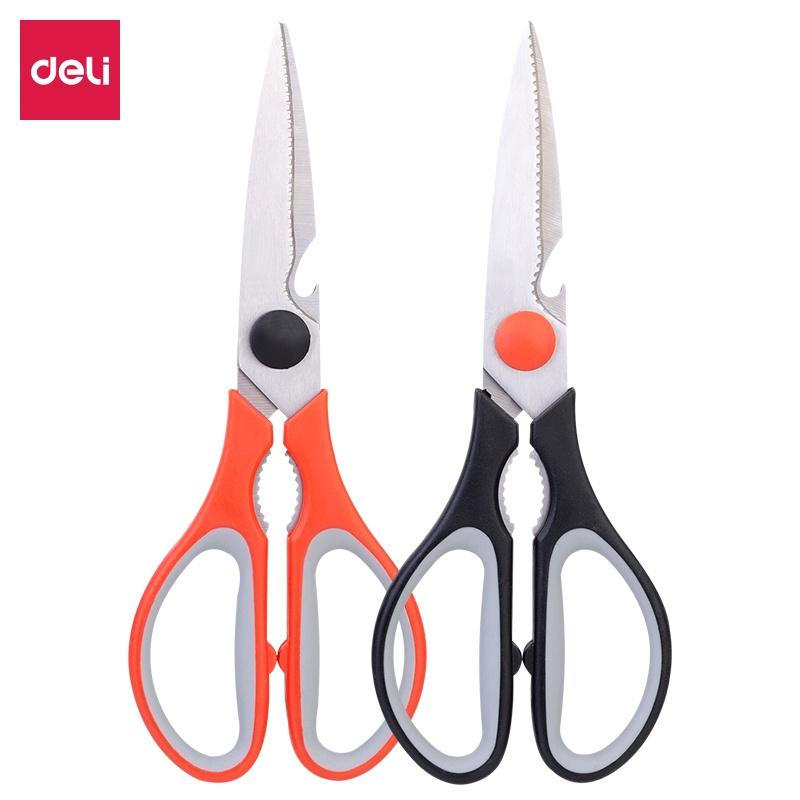 Kéo nhà bếp đa năng Deli màu hồng/màu xanh E77750