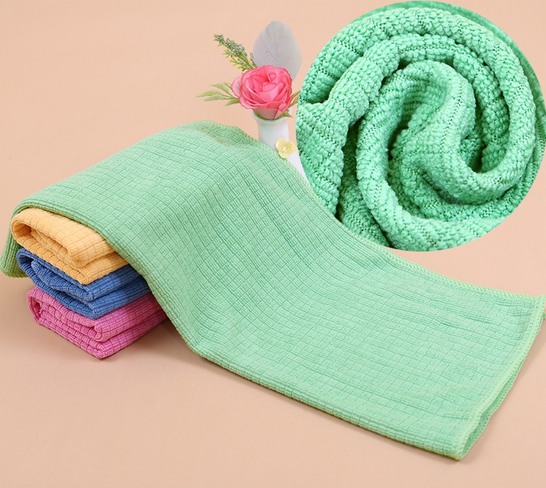Combo 4 Khăn lau xe đa năng Hàn Quốc 100% Microfiber KT 30x40cm chuyên dụng lau kính và nội thất, thấm hút tốt không bụi vải