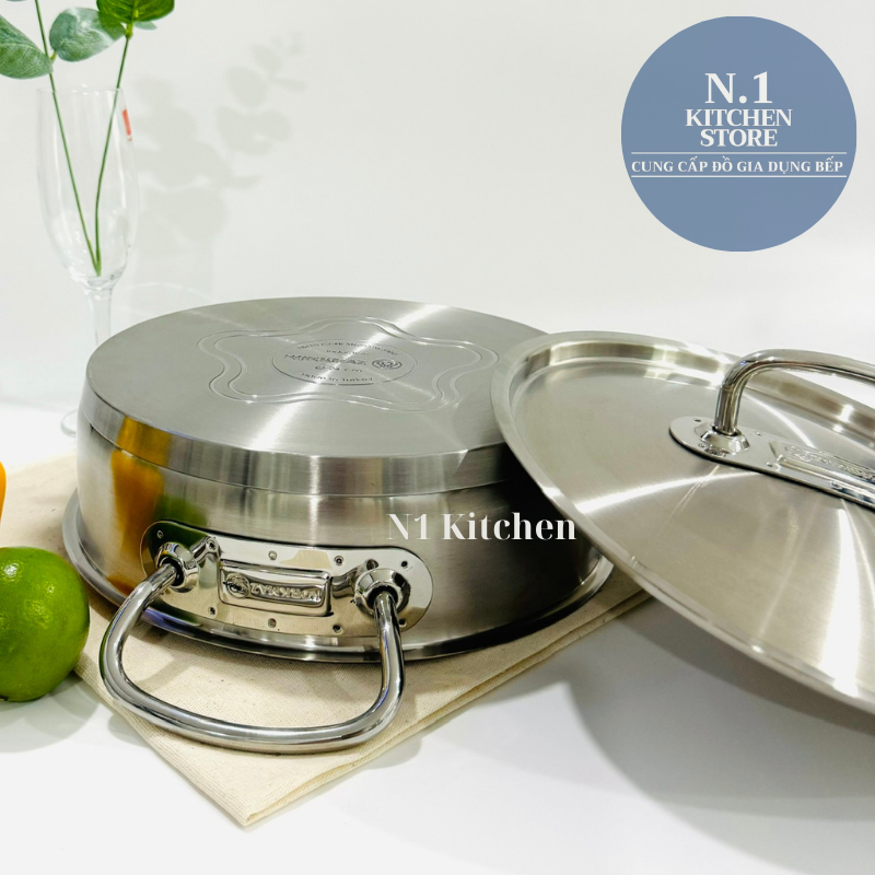 Nồi inox cao cấp Korkmaz Proline 3.1 lít thân thấp - A1172