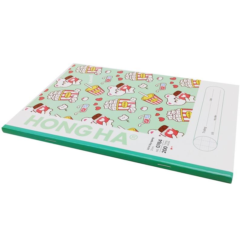 Lốc 5 Tập South Star Kawai - 4 Ô Ly Kẻ Ngang 200 Trang 58gsm - Hồng Hà 0764 (Mẫu Bìa Giao Ngẫu Nhiên) - Tặng Kèm 1 Cuốn Cùng Loại