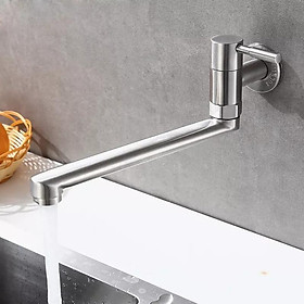 Vòi hồ + vòi chén thân dài Inox 304 cao cấp (Hàng chính hãng)