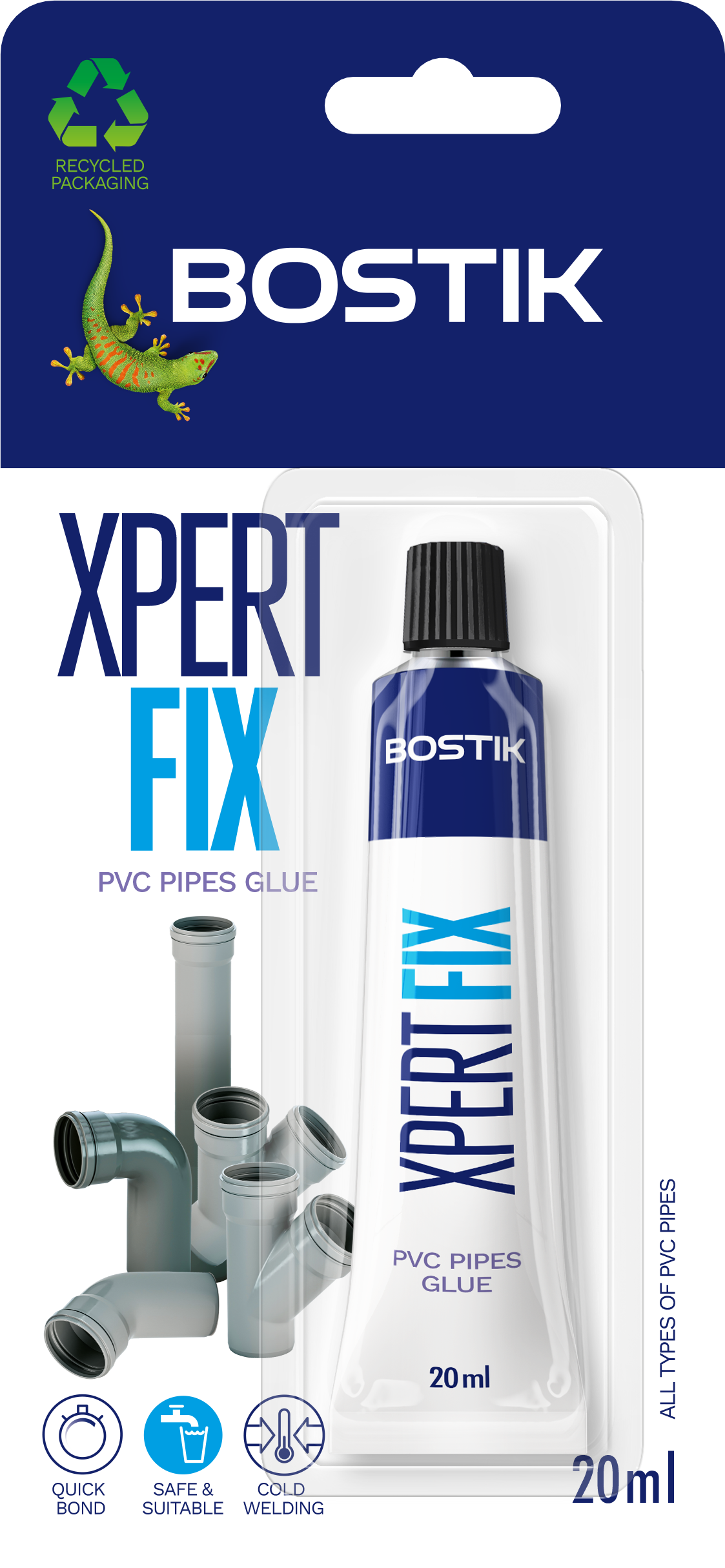 Keo Dán ống nước XPERT đa năng 20mlL - BOSTIK