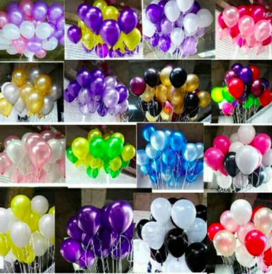 Bóng Nhũ 100 quả Hàng Đẹp 10" (Loại 1)