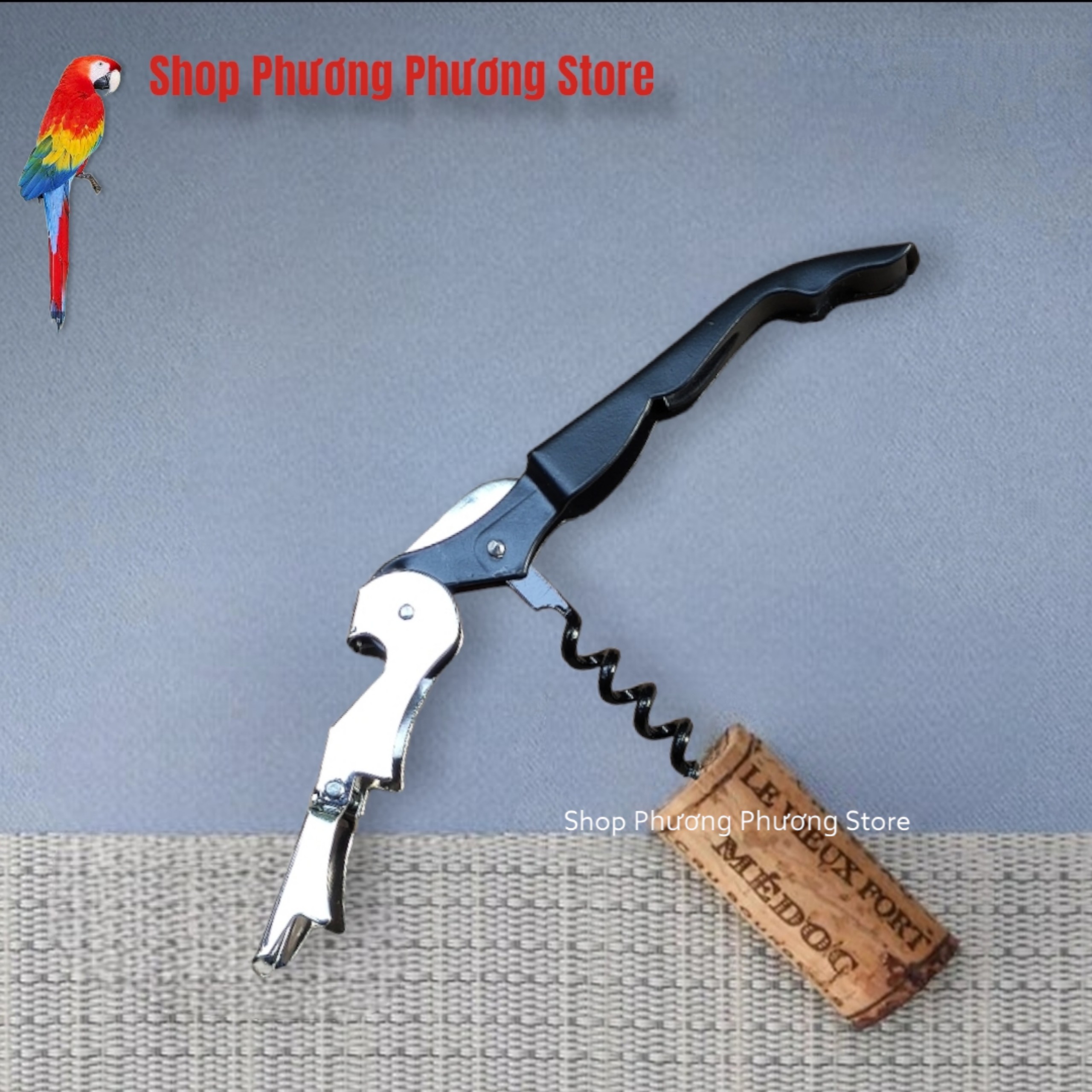 Dụng cụ khui mở nắp chai, mở rượu vang, khui hộp nhanh chóng và tiện lợi inox bền đẹp rất được ưa chuộng tại Nhật Bản - Pink parot