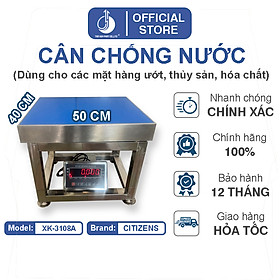 Cân Điện Tử Chống Nước XK3108A - Mặt Bàn Cân Inox 400X500MM 