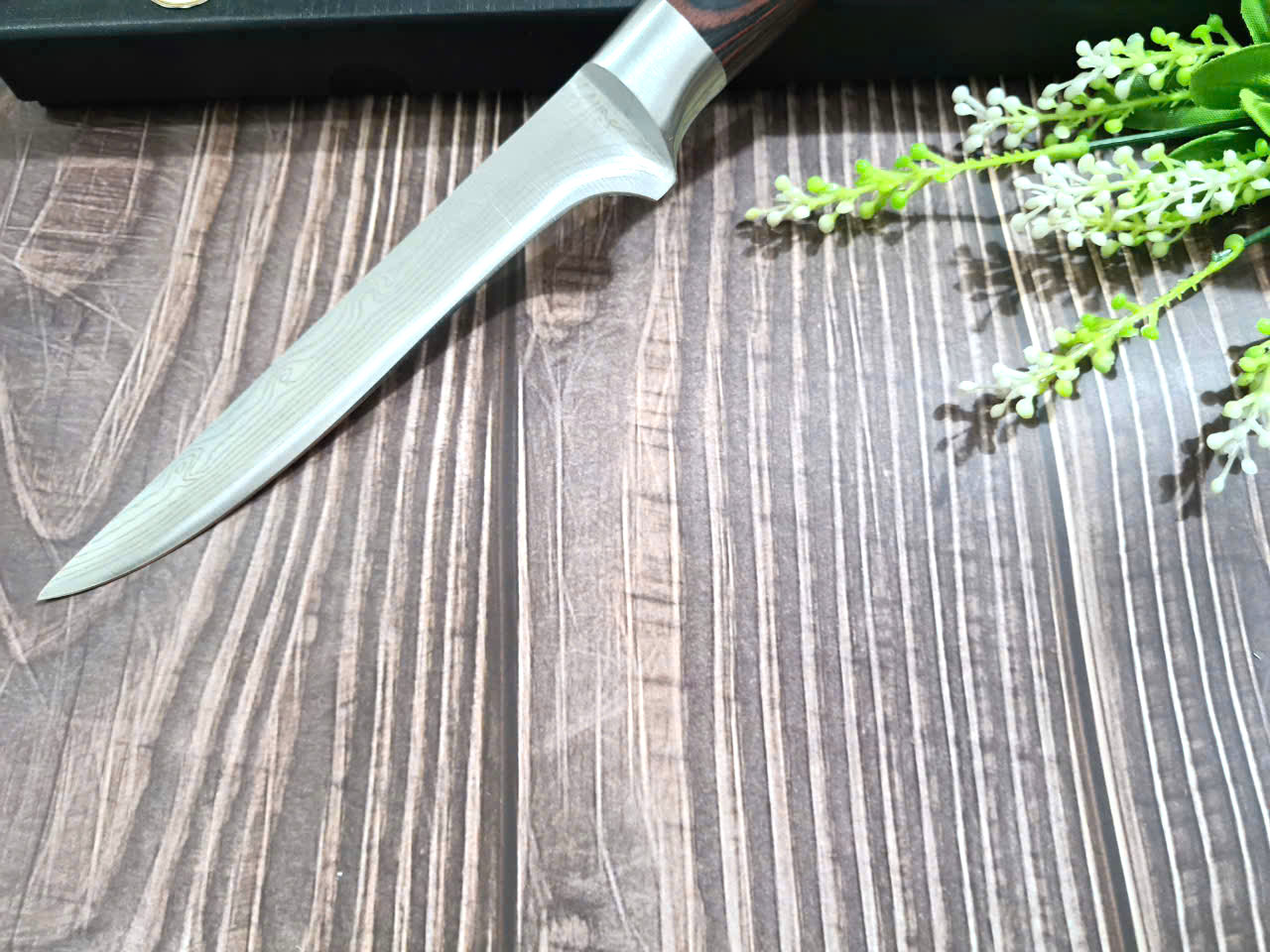 DAO - DAO BẾP NHẬT BẢN CLASSIC BONINGTHÉP DAMASCUS MÃ A3 DT120 nt topcomshop vn